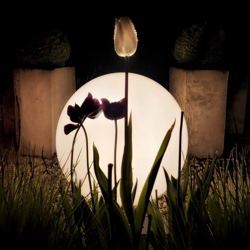 Диммируемый светодиодный уличный светильник RGBW GLOBO 1xE27/9W/230V 2700-6500K диаметр 40 см IP44 Wi-Fi