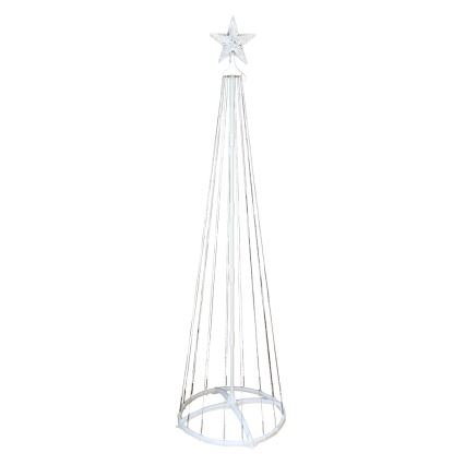 LED RGBW диммируемая уличная рождественская декорация, LED/4W/230V, 180 cm, IP44, ёлка, с дистанционным управлением