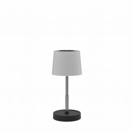 LED RGBW диммируемая сенсорная уличная аккумуляторная настольная лампа LED/2W/5V IP44 1200 mAh серый