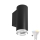 LED RGBW диммируемый настенный светильник для ванной TURYN 1xGU10/4,8W/230V 3000K IP44 черный + пульт дистанционного управления