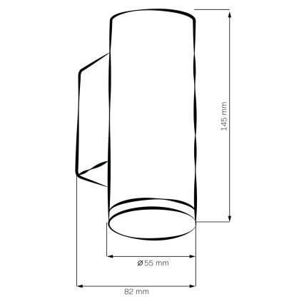 LED RGBW Диммируемый настенный светильник для ванной TURYN 1xGU10/6,5W/230V 2700-6500K Wi-Fi IP44 белый