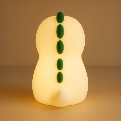 Детский сенсорный ночник DINO RGBW, диммируемый, перезаряжаемый, LED/1W/5V 1200 mAh