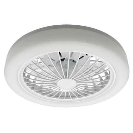LED RGBW диммируемый потолочный светильник с вентилятором ZAMBIA LED/24W/230V 3000-6500K белый + пульт дистанционного управления