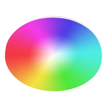 LED RGBW диммируемый потолочный светильник для ванной комнаты, LED/15W/230V, 3000-6500K, диаметр 22 см, IP54, белый, Wi-Fi