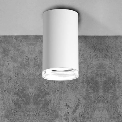LED RGBW диммируемый точечный светильник для ванной TURYN 1xGU10/4,8W/230V 3000K IP44 белый + пульт дистанционного управления