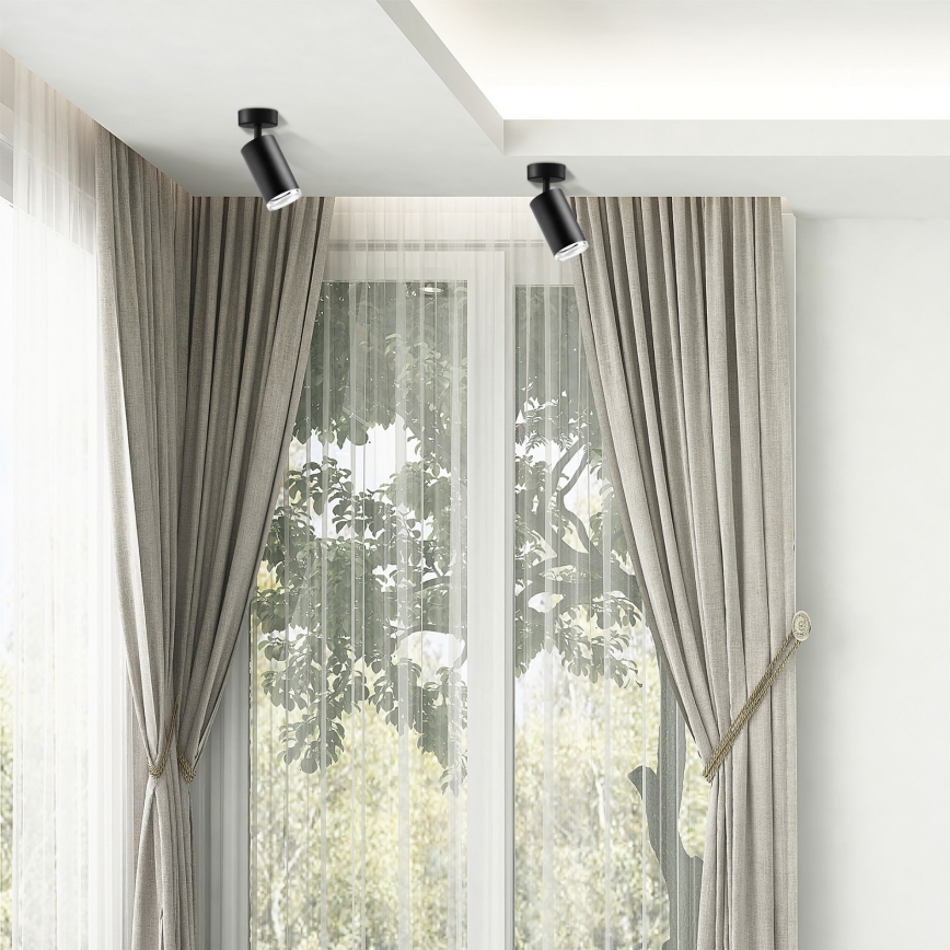 LED RGBW диммируемый точечный светильник для ванной TURYN 1xGU10/6,5W/230V 2700-6500K Wi-Fi IP44 черный