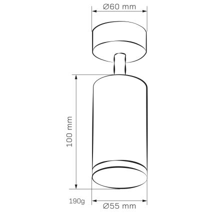 LED RGBW диммируемый точечный светильник для ванной TURYN 1xGU10/6,5W/230V 2700-6500K Wi-Fi IP44 черный