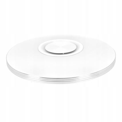 LED RGBW стельовий світильник з регулюванням яскравості, з вбудованим динаміком LED/60W/230V 3000-6000K діаметр 40 см білий + пульт дистанційного керування