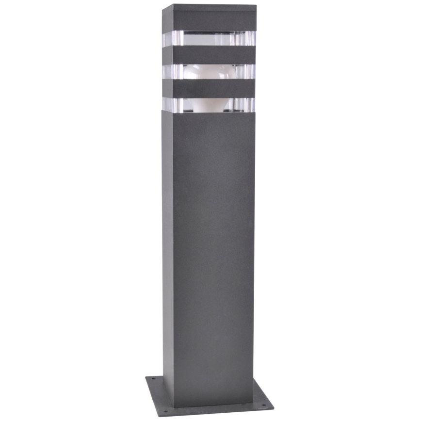 LED RGBW затемнювана зовнішня лампа TEKSAS 1xE27/12W/230V 2700-6500K Wi-Fi 44 cm IP44 антрацит