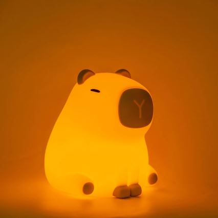 LED RGBW Дитяча сенсорна лампа з регулюванням яскравості LED/1W/5V USB 1200 mAh капібара