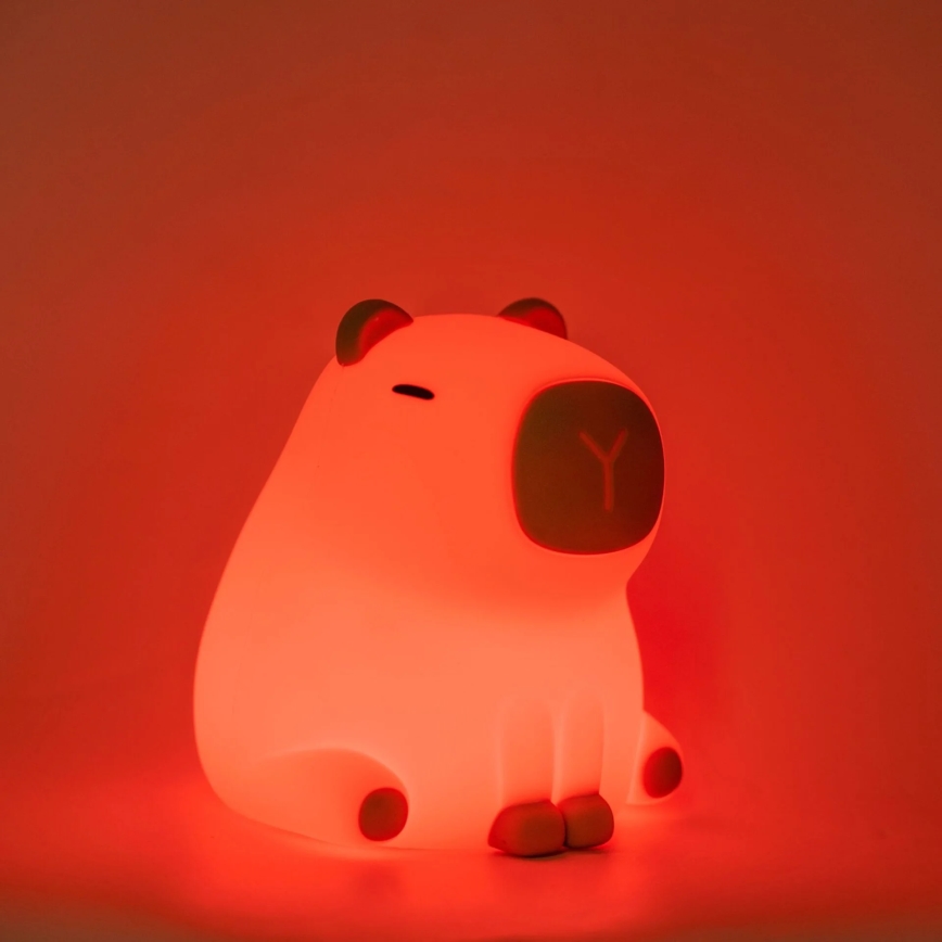 LED RGBW Дитяча сенсорна лампа з регулюванням яскравості LED/1W/5V USB 1200 mAh капібара