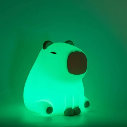 LED RGBW Дитяча сенсорна лампа з регулюванням яскравості LED/1W/5V USB 1200 mAh капібара