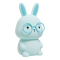 LED RGBW Дитяча сенсорна лампа з регулюванням яскравості FLORKA LED/1W/5V USB 1200 mAh зайчик синій