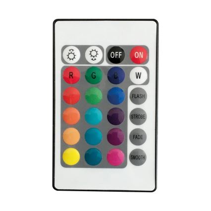 LED RGBW Лампа на сонячній батареї BALL LED/3,7V 1500 mAh діаметр 50 см IP65 + пульт дистанційного керування