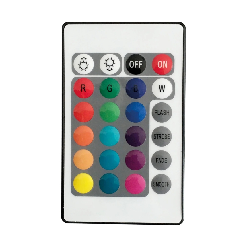 LED RGBW Лампа на сонячній батареї BALL LED/3,7V 1500 mAh діаметр 50 см IP65 + пульт дистанційного керування