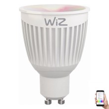 LED RGBW Лампочка з регулюванням яскравості GU10/6,5W/230V 2200-6500K Wi-Fi - WiZ