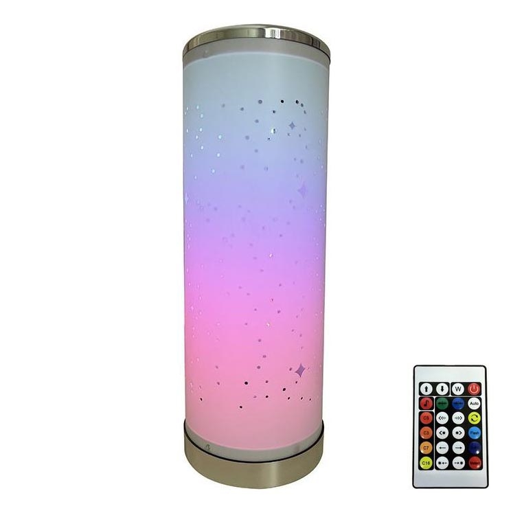 LED RGBW Настільна лампа з регулюванням яскравості LED/5W/230V + пульт дистанційного керування