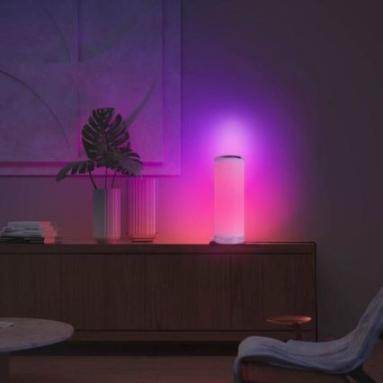 LED RGBW Настільна лампа з регулюванням яскравості LED/5W/230V + пульт дистанційного керування