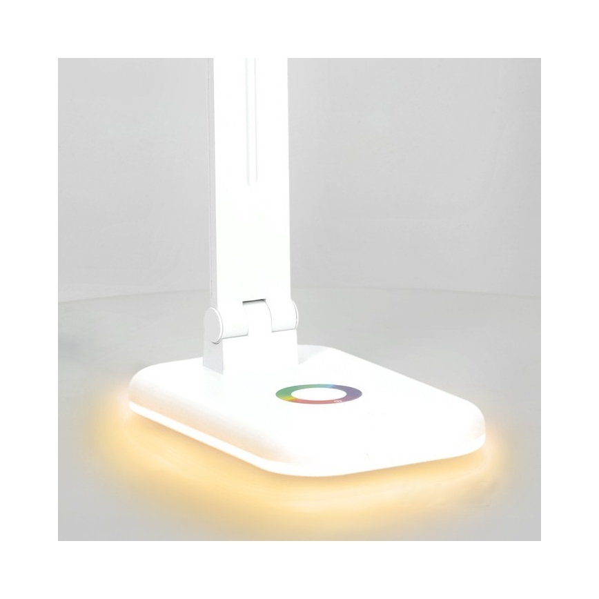 LED RGBW Настільна лампа з регулюванням яскравості NOBLITE LED/7W/5V 3000/4000/6500K білий