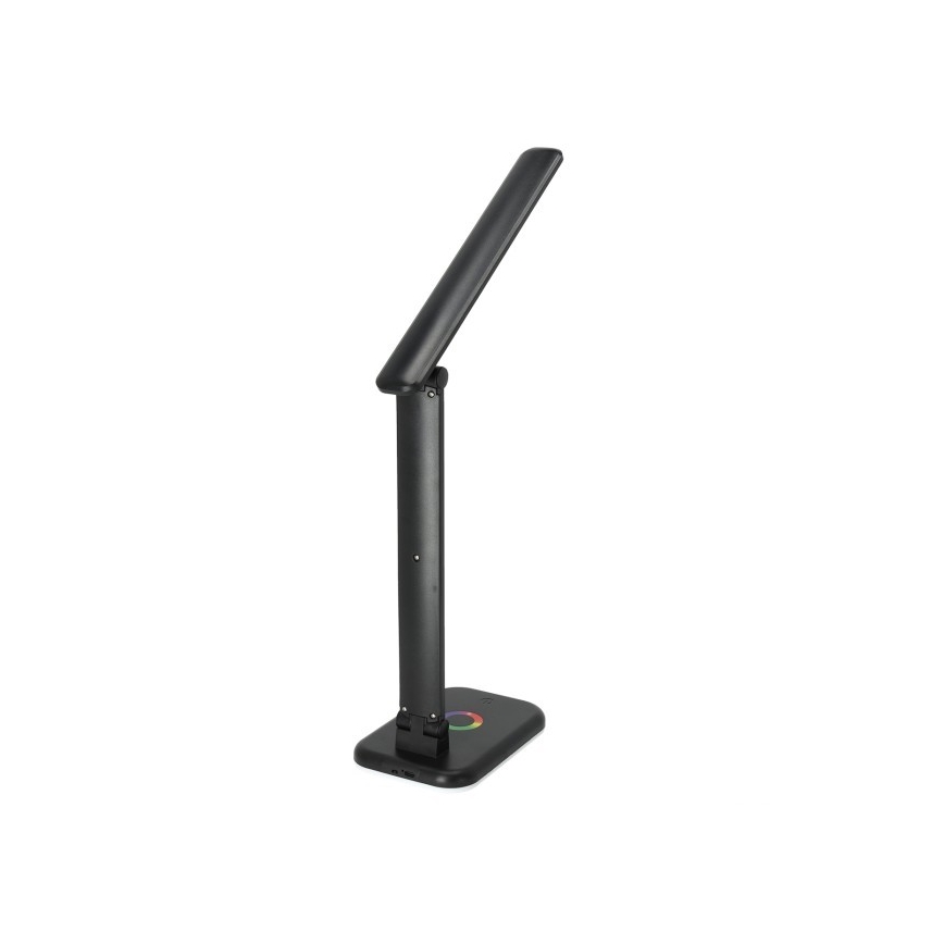 LED RGBW Настільна лампа з регулюванням яскравості NOBLITE LED/7W/5V 3000/4000/6500K чорний