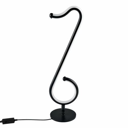 LED RGBW Настільна лампа з регулюванням яскравості NUTKA LED/15W/5V чорний + пульт дистанційного керування