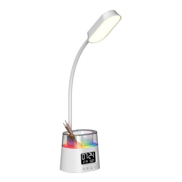 LED RGBW Настільна лампа з регулюванням яскравості з підставкою для олівців FALCON LED/10W/5V
