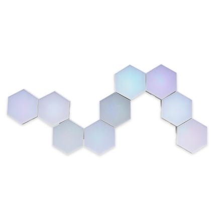 НАБІР 9x LED RGBW Настінний декоративний світильник з регулюванням яскравості MAYA LED/1W/230V + пульт дистанційного керування