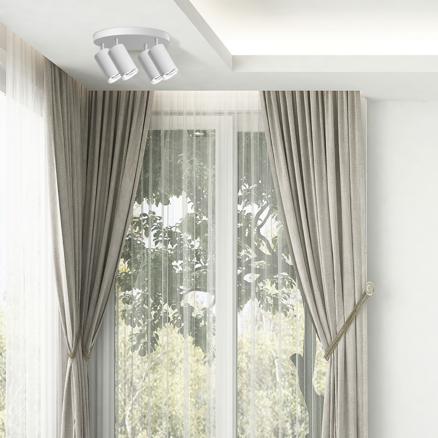 LED RGBW Регулируемый светильник для ванной TURYN 4xGU10/6,5W/230V 2700-6500K Wi-Fi IP44 белый