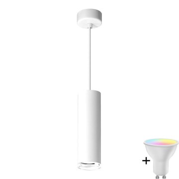 LED RGBW Регульоване стельове світло для ванної TURYN 1xGU10/6,5W/230V 2700-6500K Wi-Fi IP44 біле