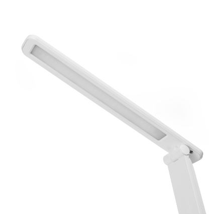 LED RGBW Сенсорна настільна лампа з регулюванням яскравості та бездротовою зарядкою дисплеєм і USB-портом MAGNUS LED/6W/5V 3000-6500K білий