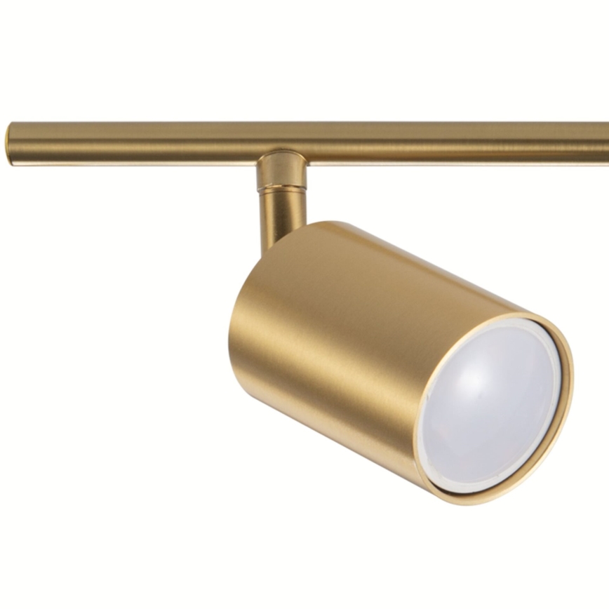 LED RGBW точковий світильник з регулюванням яскравості GOLDIE 2xGU10/4,8W/230V 3000K золотистий + пульт дистанційного керування