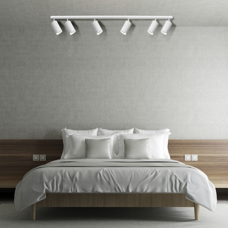 LED RGBW димований точковий світильник для ванної TURYN 6xGU10/6,5W/230V 2700-6500K Wi-Fi IP44 білий