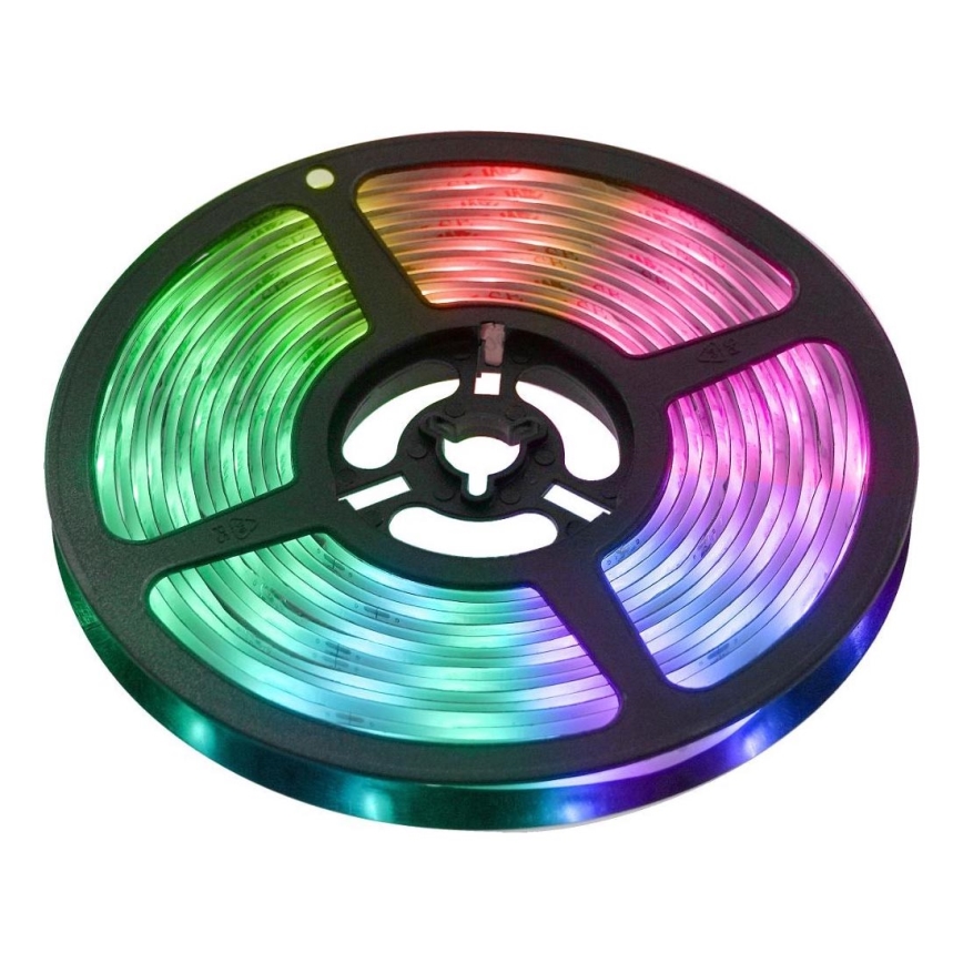 LED RGBW Розумна стрічка з регулюванням яскравості 5м LED/230V 2700-6500K Wi-Fi Tuya + пульт дистанційного керування