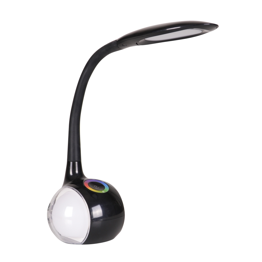 LED RGBW Сенсорна настільна лампа з регулюванням яскравості COSMOS LED/6,5W/230V чорний