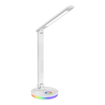 LED RGBW Сенсорна настільна лампа з регулюванням яскравості NEPTUN LED/7W/230V білий