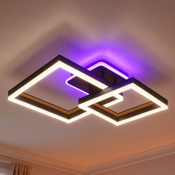 LED RGBW стельовий світильник з можливістю регулювання яскравості LED/75W/230V 3000-6500K + пульт дистанційного керування