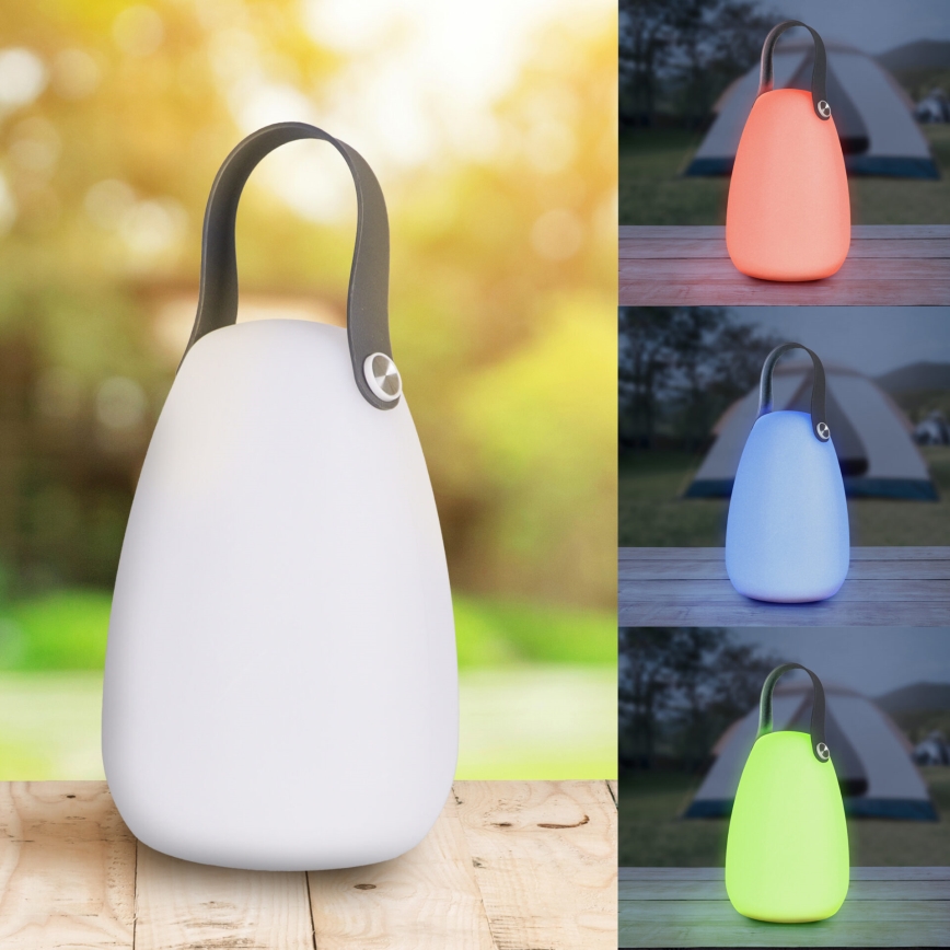 LED RGBW Світильник на сонячній батареї CANARIA LED/2W/1,2V 400 mAh IP44 білий