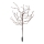 LED RGBW Світильник на сонячній батареї TREE LED/0,1W/1,2V 600 mAh IP44 коричневий