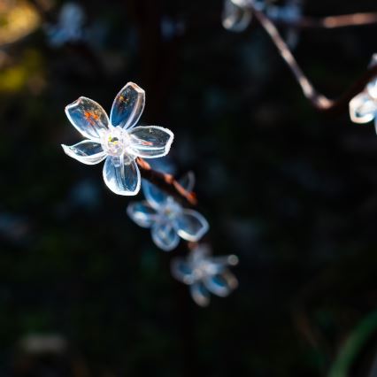 LED RGBW Світильник на сонячній батареї TREE LED/0,1W/1,2V 600 mAh IP44 коричневий