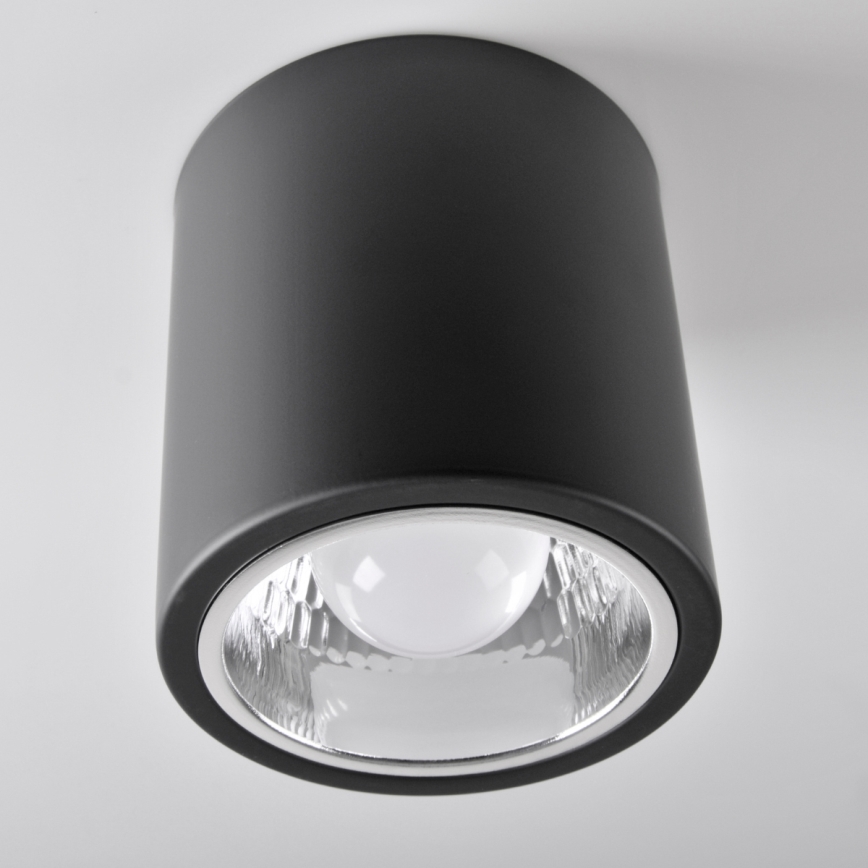 LED RGBW димований точковий світильник JUPITER 1xE27/6,5W/230V 2700-6500K Wi-Fi, діаметр 13 см, чорний