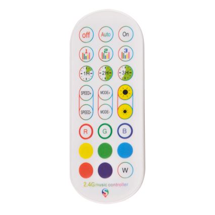 LED RGBW Торшер з регулюванням яскравості MAGICAL LED/7W/230V + пульт дистанційного керування