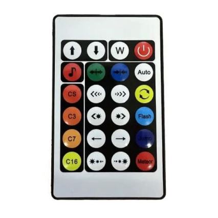 LED RGBW Торшер з регулюванням яскравості LED/12W/230V + пульт дистанційного керування