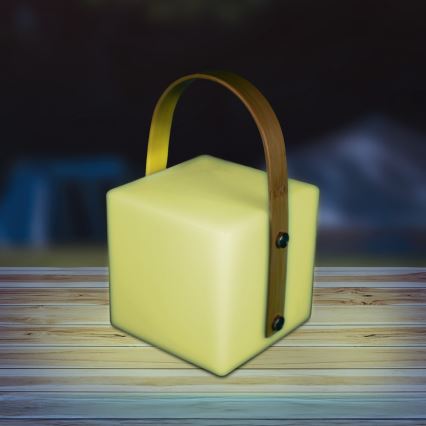 LED RGBW Уличный светильник MAJORKA LED/0,5W/5V USB 1200 mAh IP44 белый