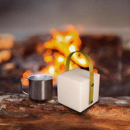 LED RGBW Уличный светильник MAJORKA LED/0,5W/5V USB 1200 mAh IP44 белый