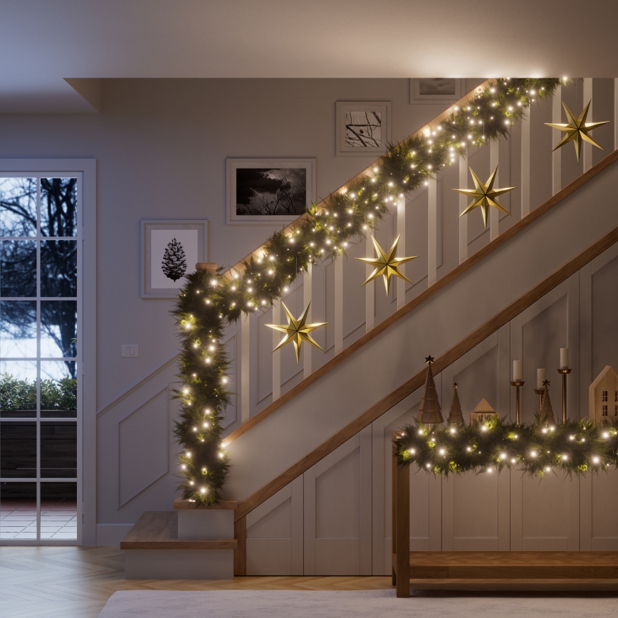 Nanoleaf - LED RGBW Вуличний різдвяна гірлянда ESSENTIALS 250xLED 2x10m 2700-6500K Wi-Fi IP44