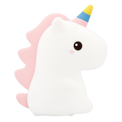 Нічник для дітей UNICORN LED RGBW — сенсорний, затемнюваний, перезаряджуваний (1W/5V, 1200 mAh)