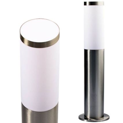 LED RGBW зовнішня лампа LIVIA з регулюванням яскравості 1xE27/6,5W/230V 2700-6500K Wi-Fi 45 cm IP44 срібляста