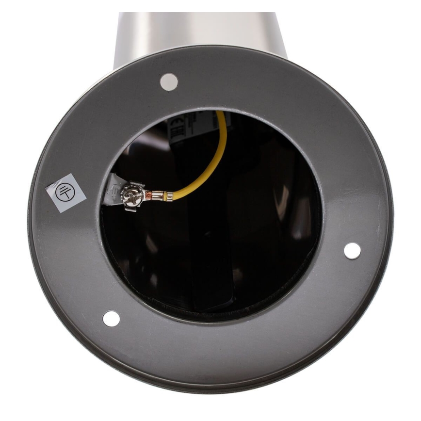 LED RGBW зовнішня лампа LIVIA з регулюванням яскравості 1xE27/6,5W/230V 2700-6500K Wi-Fi 45 cm IP44 срібляста