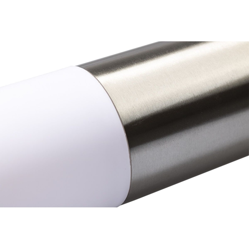LED RGBW затемнювана зовнішня лампа LIVIA 1xE27/6,5W/230V 2700-6500K Wi-Fi 100 cm IP44 срібляста
