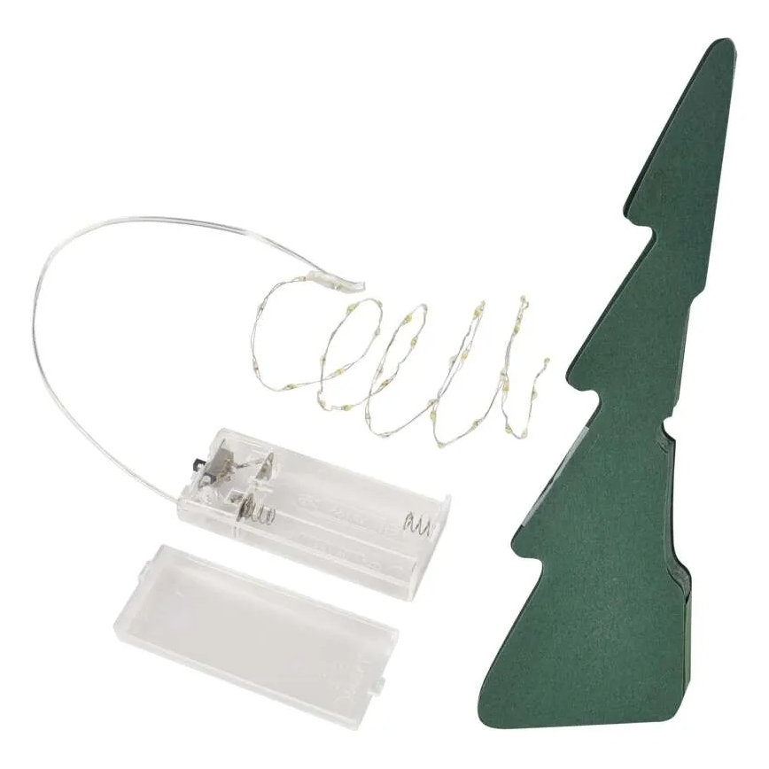 LED Різдвяна декорація 35xLED/2xAA ялинка